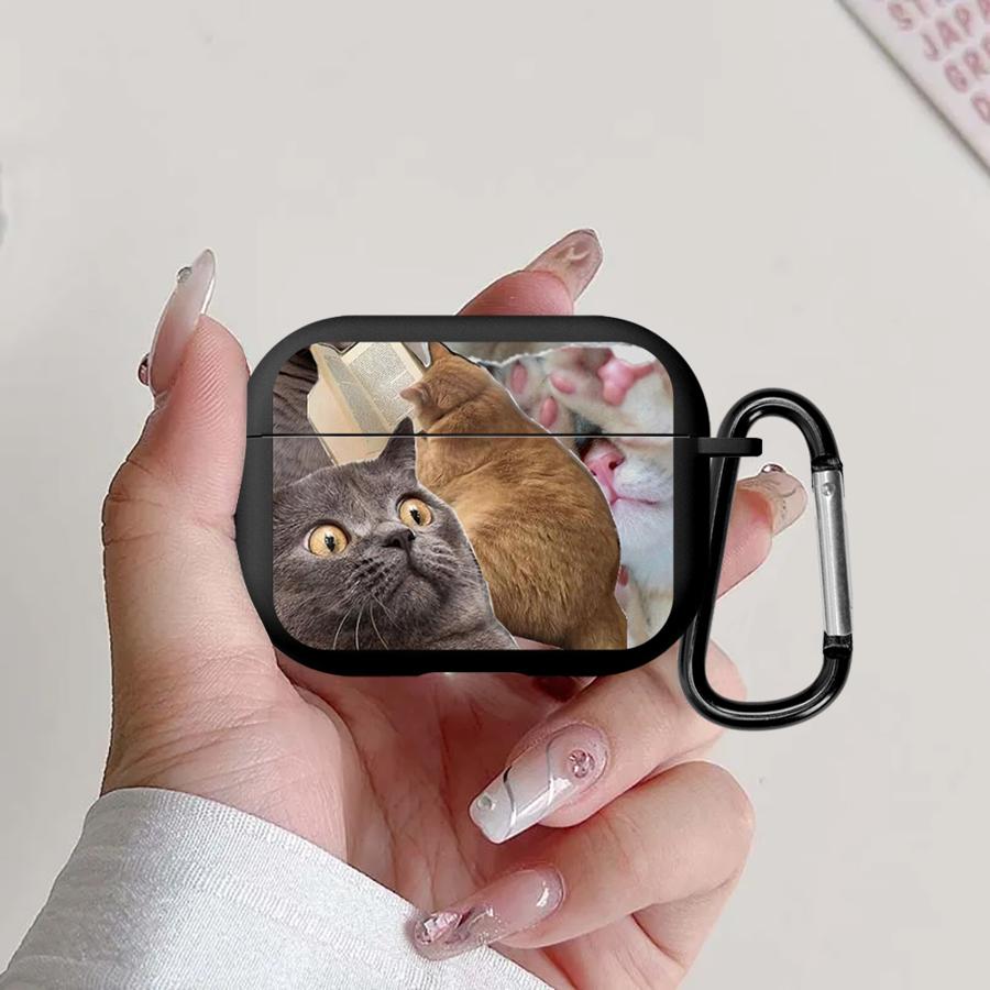 

Expressive Cat Case For Airpods Pro2 Pro3 2 Pro 4 3 1 Earphone Cases Cover Airpods Pro 3
