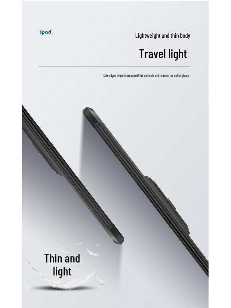 iPad Pro 11 Acrylic Magnetic Case: Transparent Anti-Fall Protection for 2022 10th Gen 10.9-inch Model
