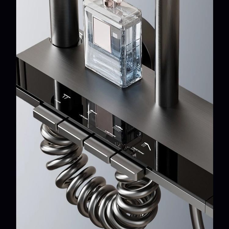 Bathroom Shower Set Piano Key Rainlfall Bath Showers System Set Apartment Bathtub Shower Faucet Full Set