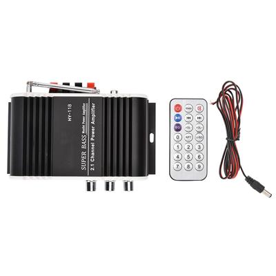 HY‑118 2.1CH HIFI FM Radio Super Bass Car O Amplifier SD USB DVD MP3 Player
