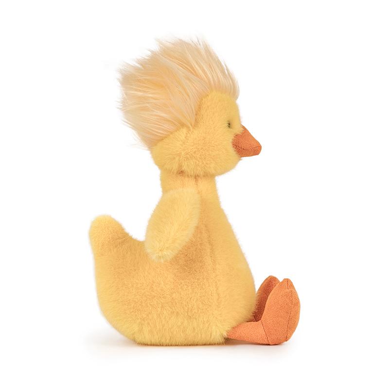 Funny Yellow Duck Plush Toy Homemade hairstyle Duck Plush Doll for Boys And Girls To Accompany Sleeping Gifts Brithday Gift