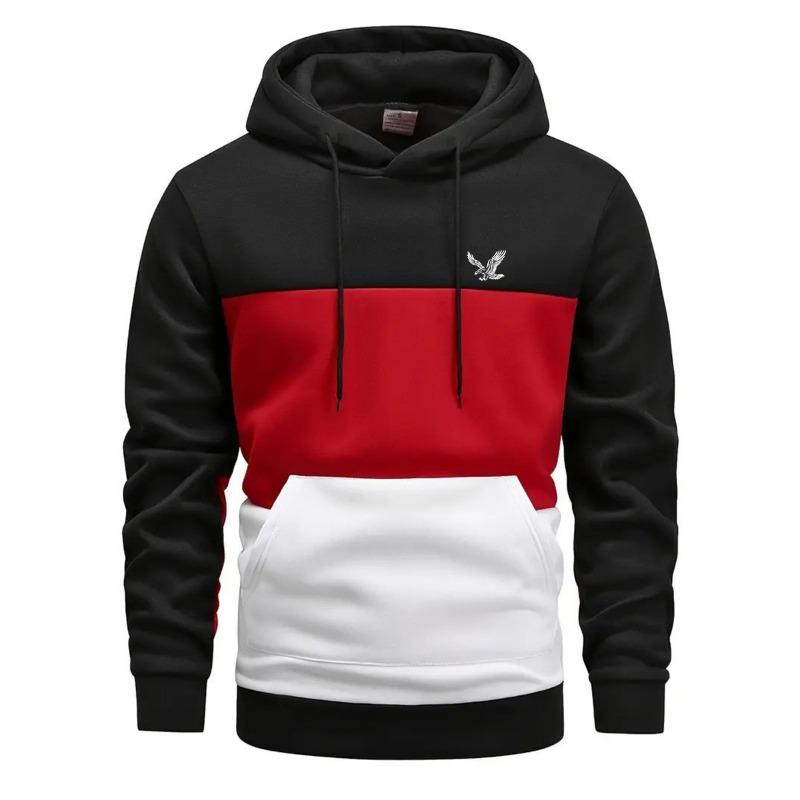 Men's Windproof Fashion Hooded Hoodie for Autumn and Winter a Must-have for Trendy Streets Casual Style Front Pocket Design