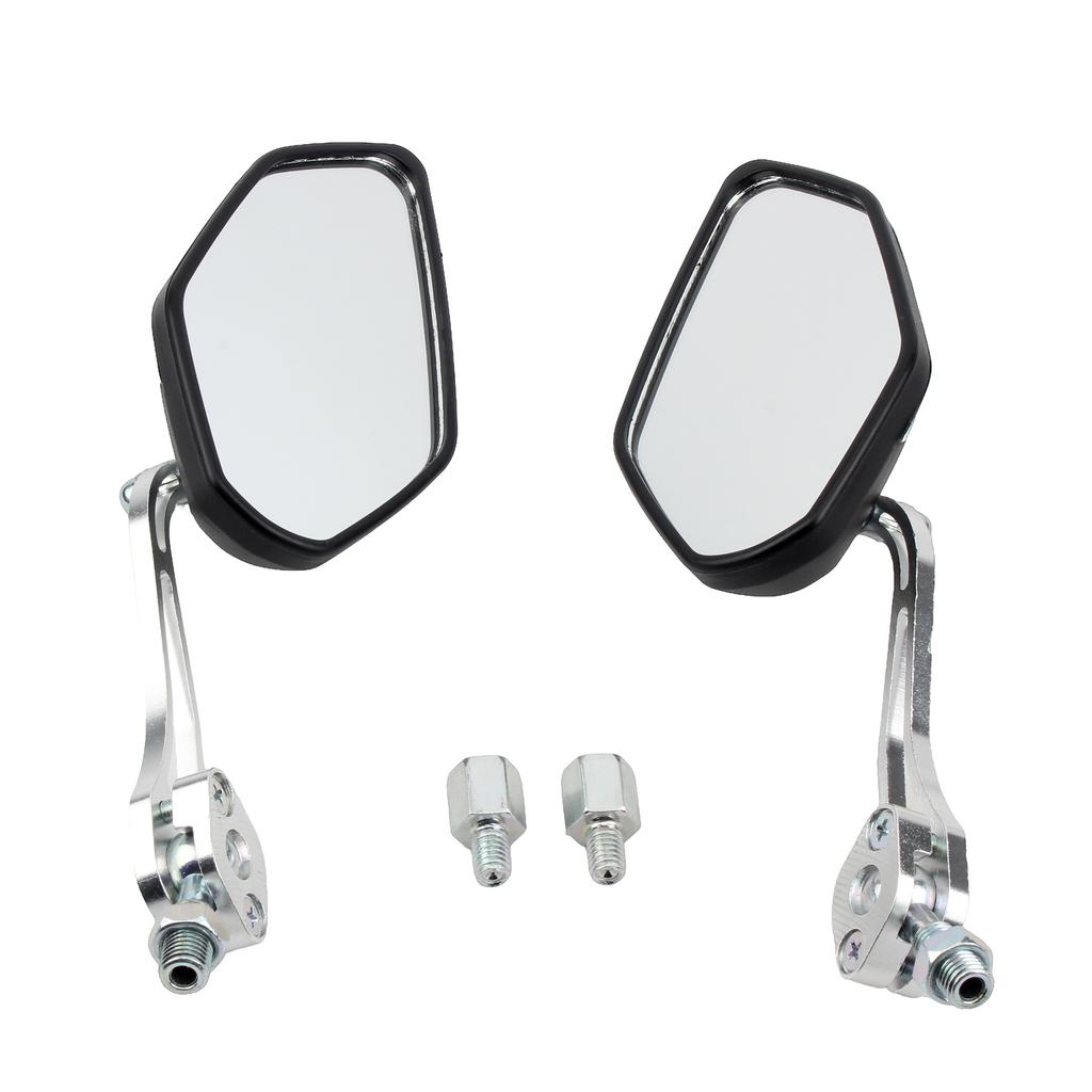 Motorcycle Universal Rearview Mirror 2PCS 8mm/10mm Anti-vertigo  CNC Rearview Side Mirrors Mounting Bolts Moto Accessories