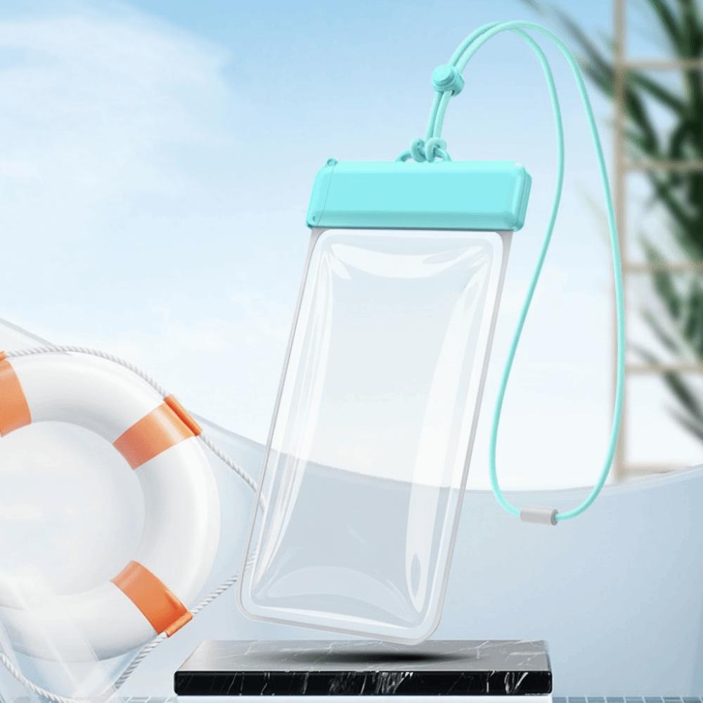 Sealed Phone Protector Pouch Floating Swimming Storage Bag Cute Waterproof Phone Bag  Rafting зелёный