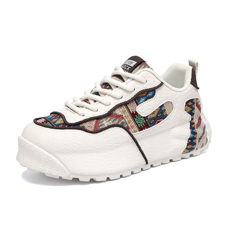 Modische Herrenschuhe Plateau Erhöhung Modische Sneaker 2025 Frühjahr Neu Atmungsaktiv Vielseitig Low-Top Herren Freizeitschuhe Große Größen 39-48