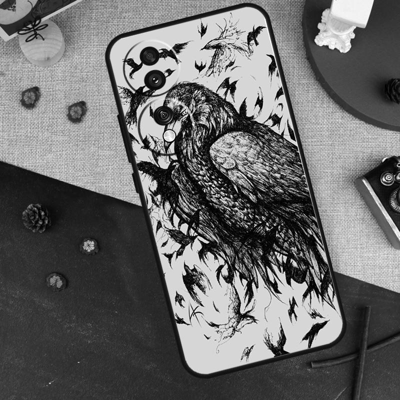 

Узор Череп Ворона Чехол для Honor Magic 8 Pro 5 6 7 Lite Для Honor Win RT 400 200 50 70 X8c X8b X9a X9b X9c X9d Honor X9a