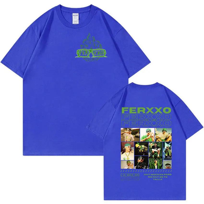 Rapper Feid Ferxxo 2024 Graphic T Shirt Mens Hip Hop Fashion High Quality TShirts Vintage Oversized Cotton Tshirt Streetwear