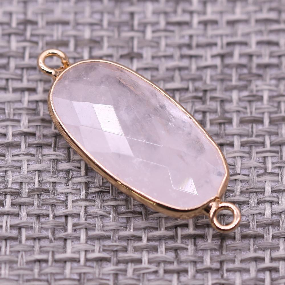 

1 шт. Исцеляющий кристалл Рейки, энергетический натуральный камень, овальный кварц, агат, аметист, драгоценный камень, подвески, подвески, соединители для самостоятельного изготовления ювелирных изделий 1Pc-11×27mm