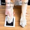 Pet Paw Print Ink Pad Wash Free Paw Print Maker for Dogs Cats DIY Puppy Footprints Souvenirs Pet Photo Album Souvenir Making Set