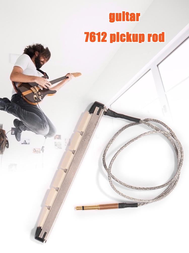 1pc 6 String High Sensitive Acoustic Guitar Bridge Saddle Pickup Rod Accessories