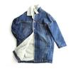 Denim Jacket, Women, Thick Fur, Warm, Winter, Autumn, Wool Lining, Long, Basic, Jeans Coat, Bomber, Outerwear