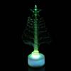 Mini Size Fiber Optic Lamp Nightlight Function Xmas Tree Ornament Nightlight Lamp  Holiday Decor
