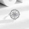 Zircon Spinner Ring  Crystal-Encrusted Rotating Adjustable Jewelry Bulk Order Minimalist Rings