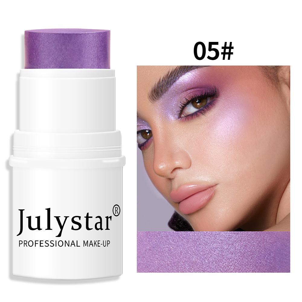 JULYSTAR Multi-Use Makeup Stick Cream Blush Highlighter and Contour Shimmer Matte Face Glow Cheek Tint Cosmetics