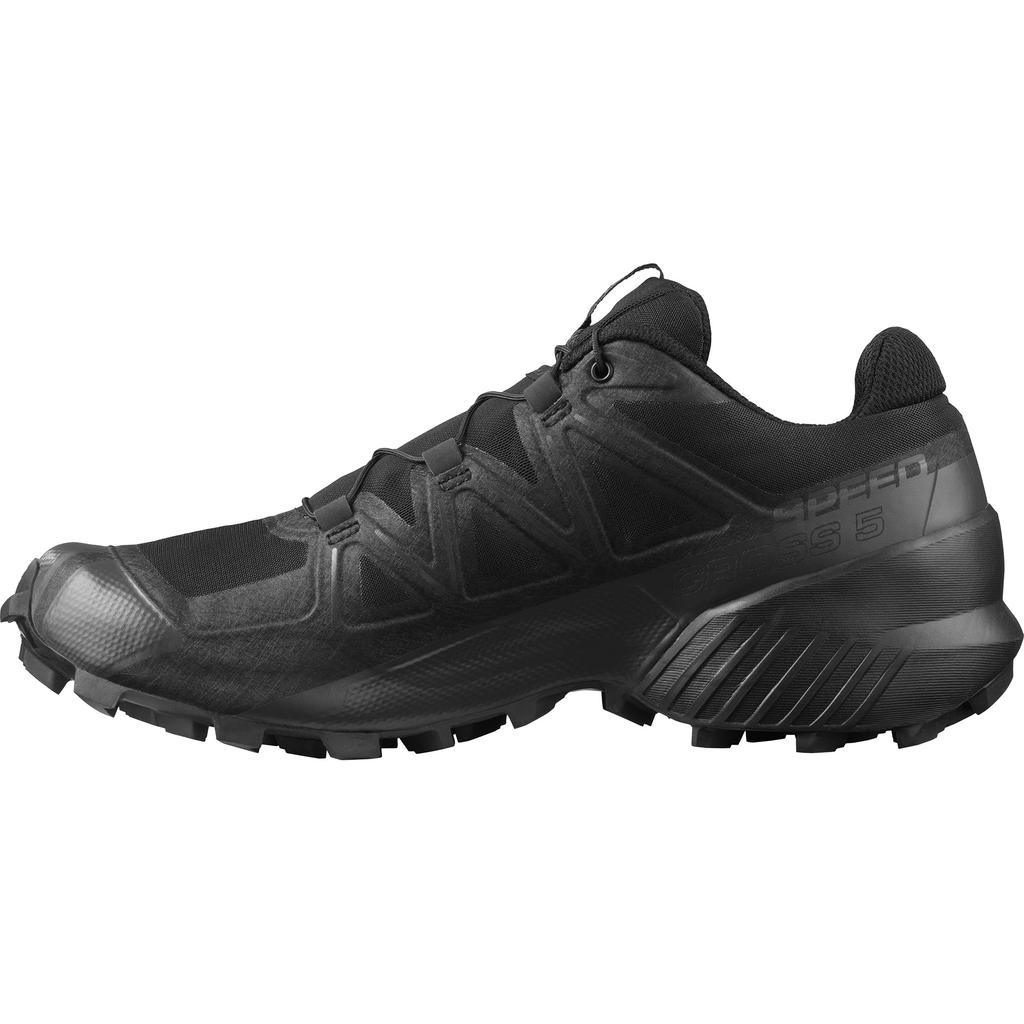 Trail Running Shoes SPEEDCROSS 5 Cross Cm [Salomon] (Speed 5) Men's Black/Black/Phantom 26.5