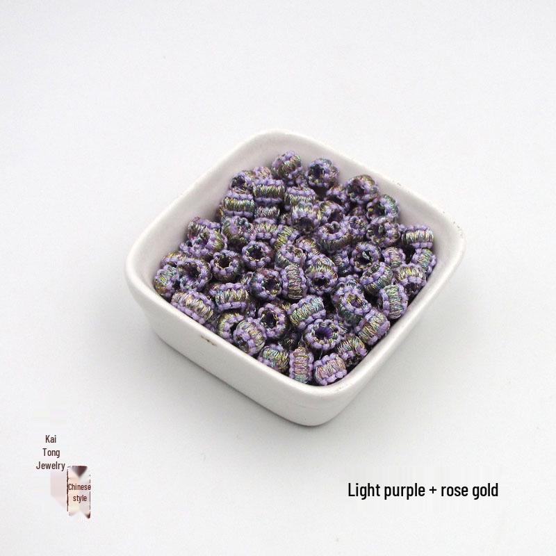 Yingluo Pineapple Knot Button Hand-Woven DIY Accessories Kit for Bracelets and Necklaces