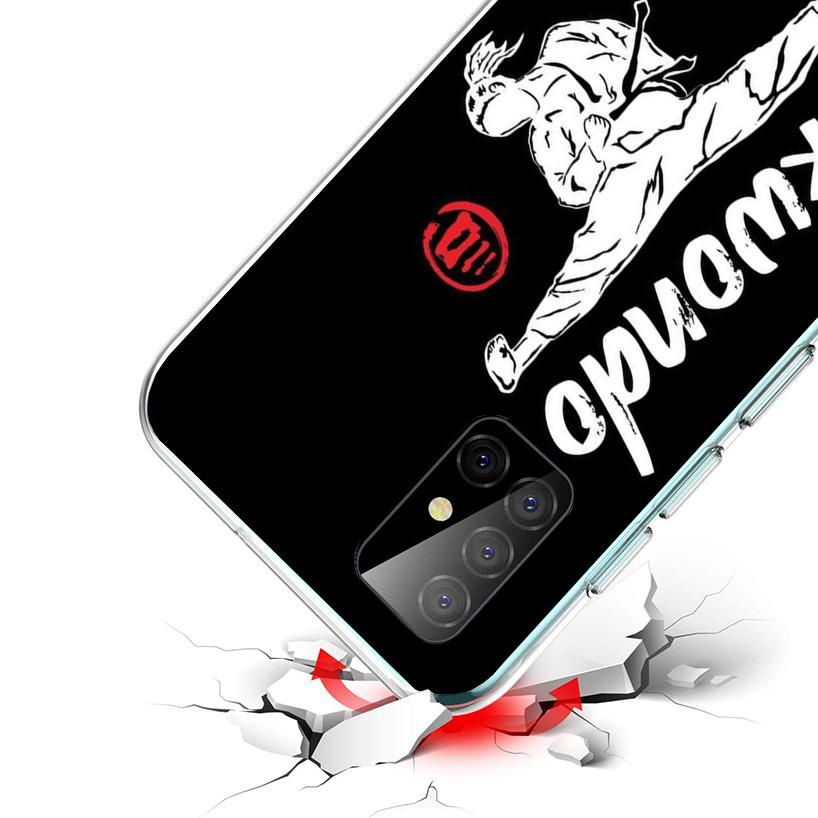 Kungfu Taekwondo Phone Case For Samsung Galaxy A52 A32 A22 A12 A02S A50S A30S A51 A31 AA71 Note 20 Ultra 10 S10 Plus Galaxy A52