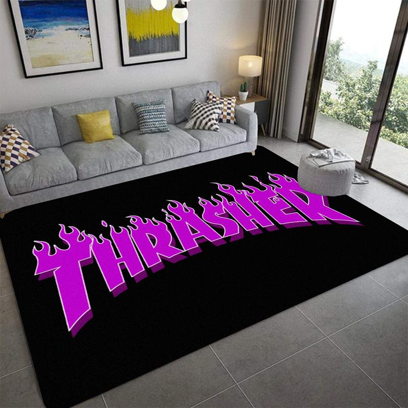 T-thrush Printed Carpet Fashion Yoga Mat Non-Slip Carpet Bedroom Decoration Outdoor Carpet Bedroom Birthday Gift