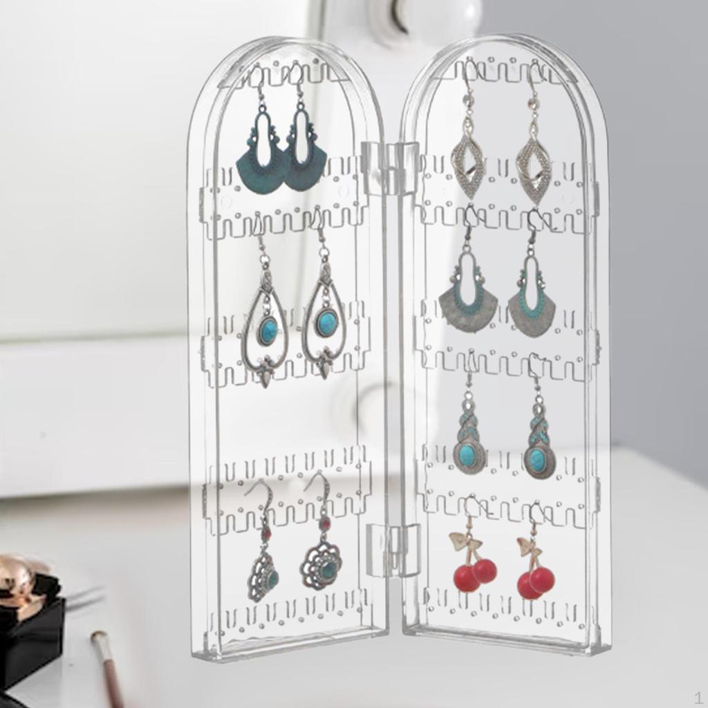 Foldable Earring Display Stand, Jewelry Display, Desktop, Necklace Countertop, Store, Salon
