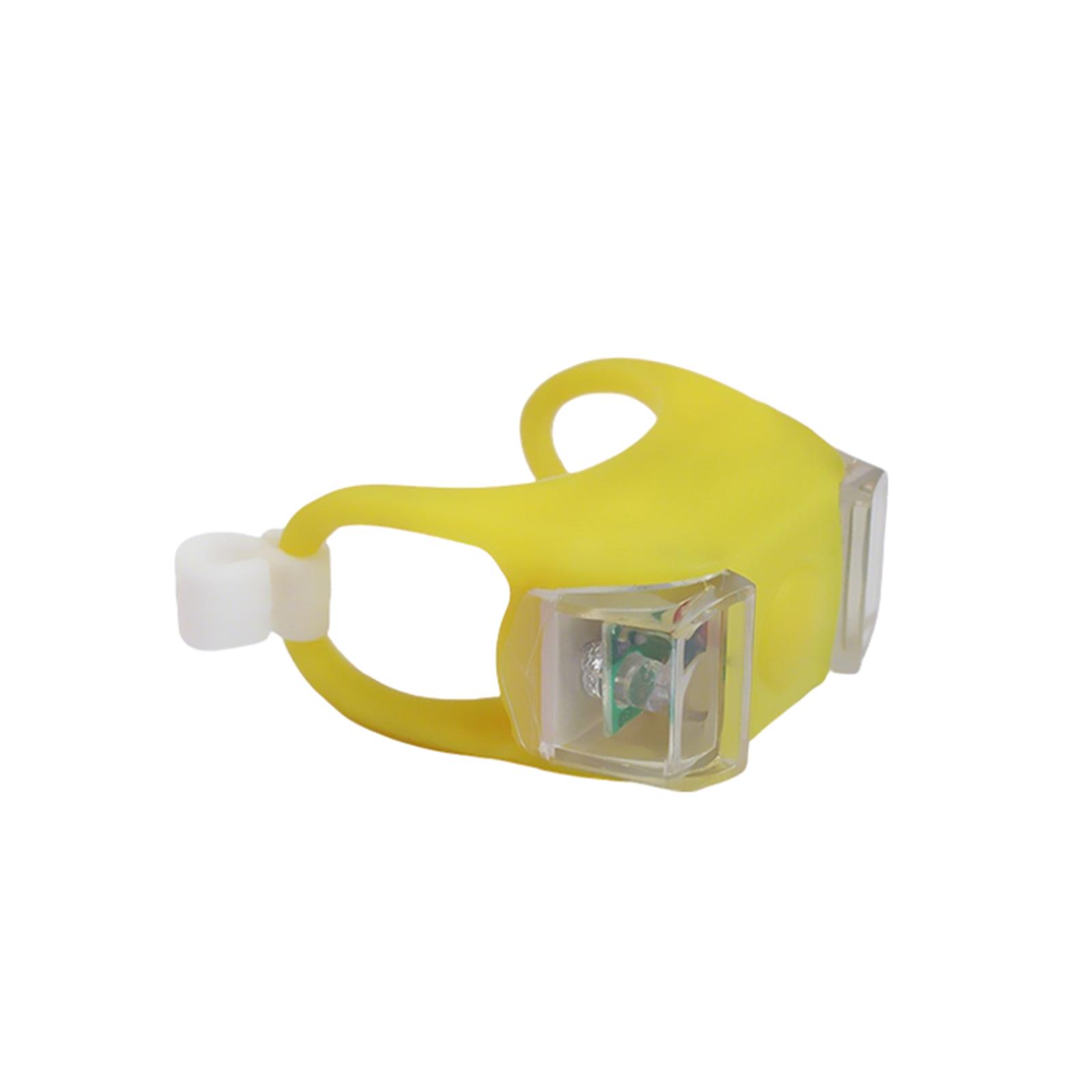 

LED Flash Light For Bike, Twin Eye Design Night Riding Signal Light,Batteries Need To Be Installed One Size жёлтый