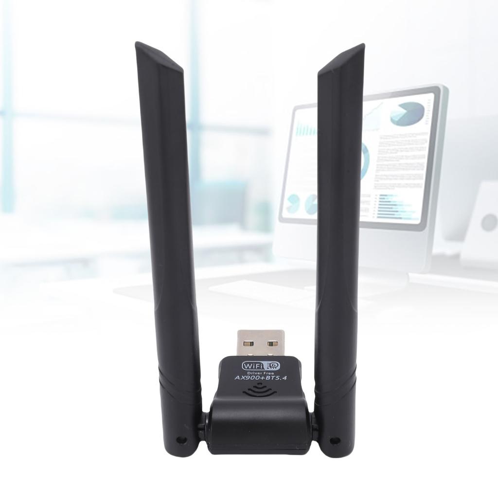 2 In 1 USB WiFi   Adapter Plug and Play 900Mbps 2.4 5GHz Dual Band Wireless   Adapter for PC