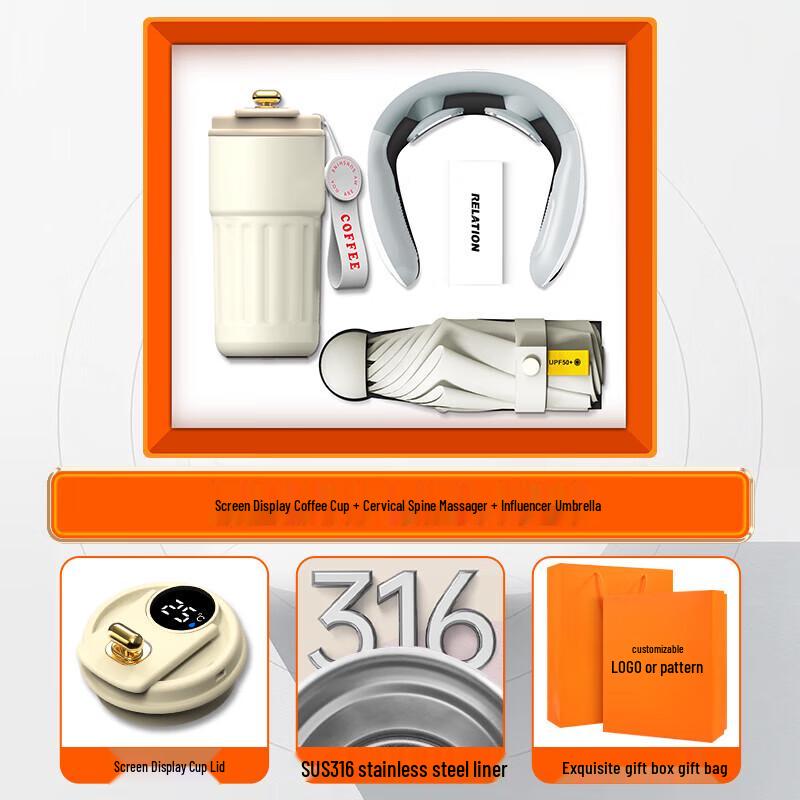 Stainless Steel Thermal Mug Business Gift Set