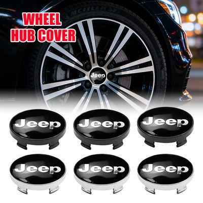 For 4PCS 56mm Car Wheel Center Hub Cap Sticker Accessories Grand Cherokee Patriot Renegade Compass Wrangler