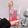Hydrating Lip Gloss Long-Lasting and Non-Staining Glass Lipstick with Earth Design, Glossy Finish Beauty Essentials Glossy Finish Lipstick