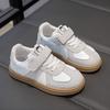 Kindersportschuhe im Klettverschluss-Stil, bequeme Board-Schuhe mit flachem Boden, Jungen-Outdoor-Freizeit, Mädchen-Alltags-vielseitig