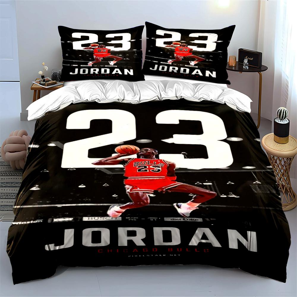 Red Basketball Player Design Bedding Set