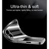 Ultra Thin Silicone Soft Case for IPhone 16 Pro Max Plus Crystal Clear Transparent Full Camera Cover Shell 16pro Promax 16plus
