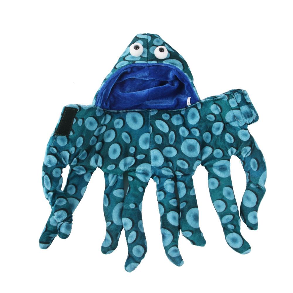 

Halloween new octopus transformation costume dog cat funny transformation clothes pet upright costume M
