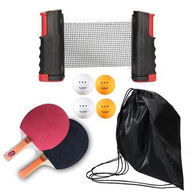 Caso Tennis Ping Pong Paddle Bat Tavolo Sacchetto Impermeabile Di Immagazzinaggio Custodia Per 2 Racchette Da Ping Pong E Nero Palle
