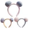 Hair Accessories Women Washing Face Hairband Plush Pompom Shaped Hair Decors