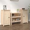Day and Night - Day and Night Sideboards 2 Pcs Solid Pine Wood 39x35x80 Cm