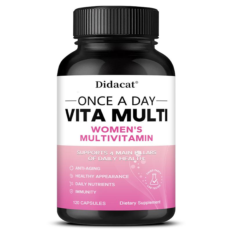 Didacat Once A Day Vita Multi Women s Multivitamin, 120 Capsules Premium Dietary Supplement for Daily Nutrients 120PCS