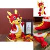 Chinese Dragon Plush Toy Tang Costume Dragon Zodiac Doll Soft Stuffed Animal Toy With Logo
