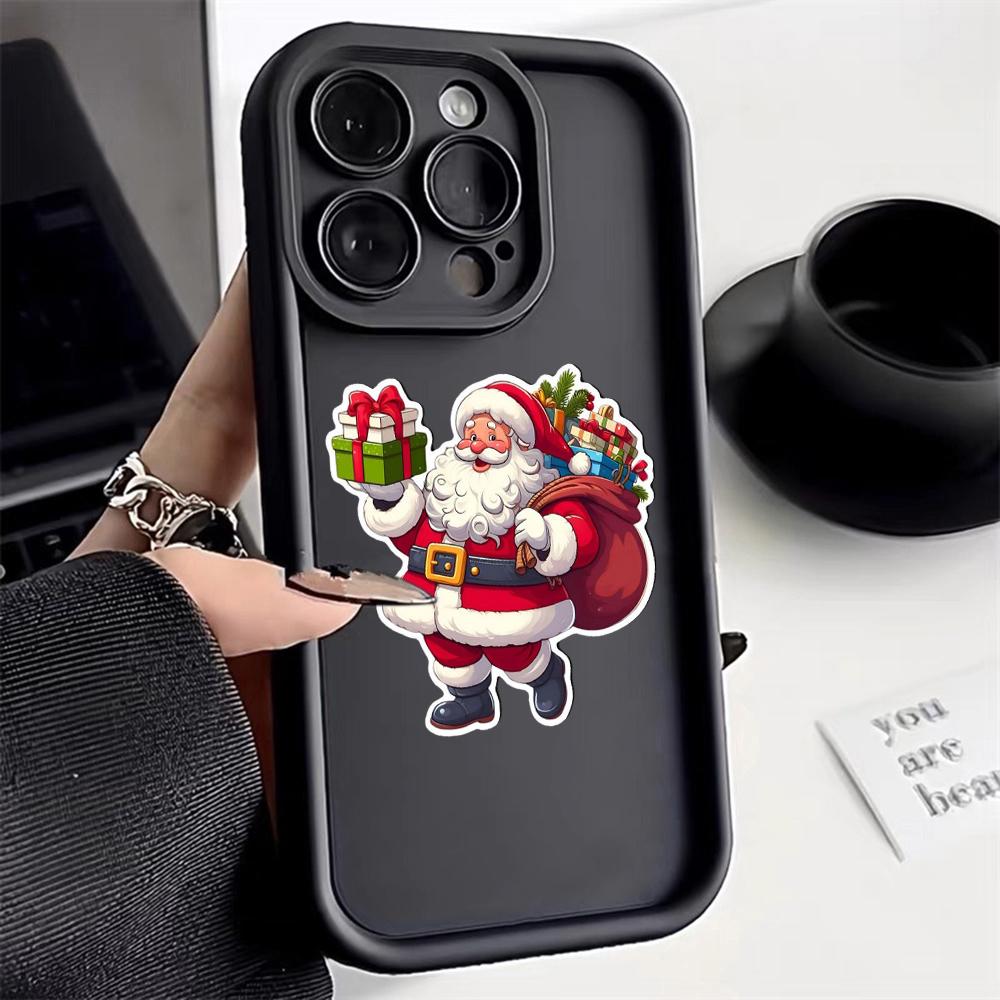 Ae120 Merry Christmas Santa Design Phone Cases for Xiaomi 14T 12 11 Lite 5G NE Redmi 13 14C 9C 9A A3 Note 12 Pro 11s Angel Eye Ladder Protective Cover