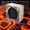 500W Electric Heater PTC Ceramic Heating Hot Air Blower Home Room Small Desktop Fan Heater Winter Low-power Electric Warm Stove