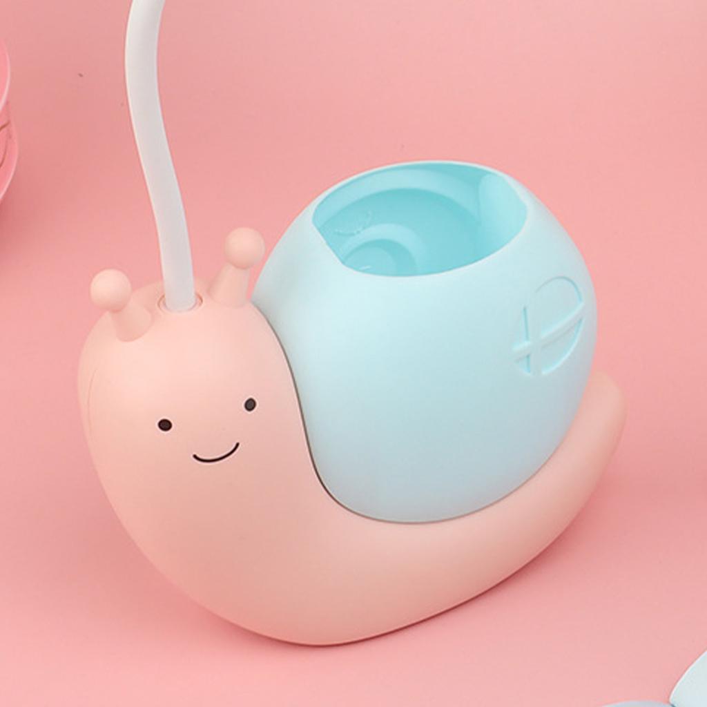 Cartoon LED Desk Lamp Gentle Brightness Rechargeable Eye Caring Study Lamp Night Light for Kids Bedroom