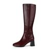 BARBARA Leder Atmungsaktive Lange Stiefel 6,5cm Bbg851wn