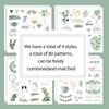 4 Wedding Decoration Stickers, Graduation Message Book Decoration Stickers, Suitable for Wedding Scene Decoration, Graduation Se