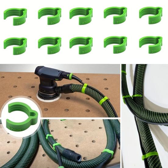 1/5/10Pcs Dust Hose Organizer Clips Hose Clamps Simple Installation Mini Size Universal