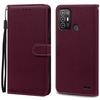 For ZTE Blade A52 Case PU Leather Flip Wallet Case For ZTE Blade A52 Case Silicone Back Cover Phone Coque Fundas