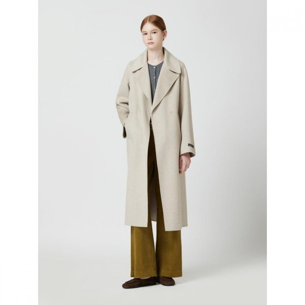 Gürtelter Handgemachter Langer Mantel C254msg176