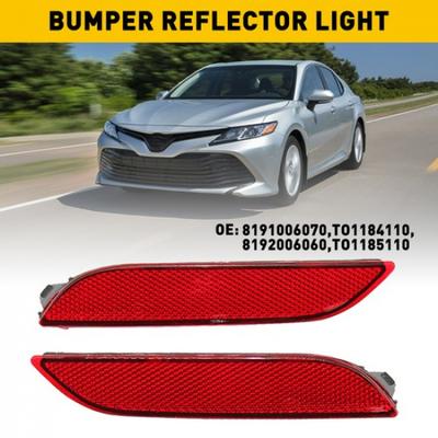 Left+Right Rear Bumper Light Lamp Reflector Lamp For Toyota Camry 2018-