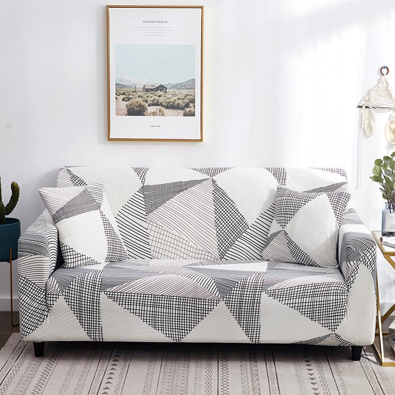 Elastic Tight Wrap All -Inclusive Sofa Cover For Living Room Spandex Couch Cover Sectional Furniture Slipcover 1 2 3 4 Seater for Home