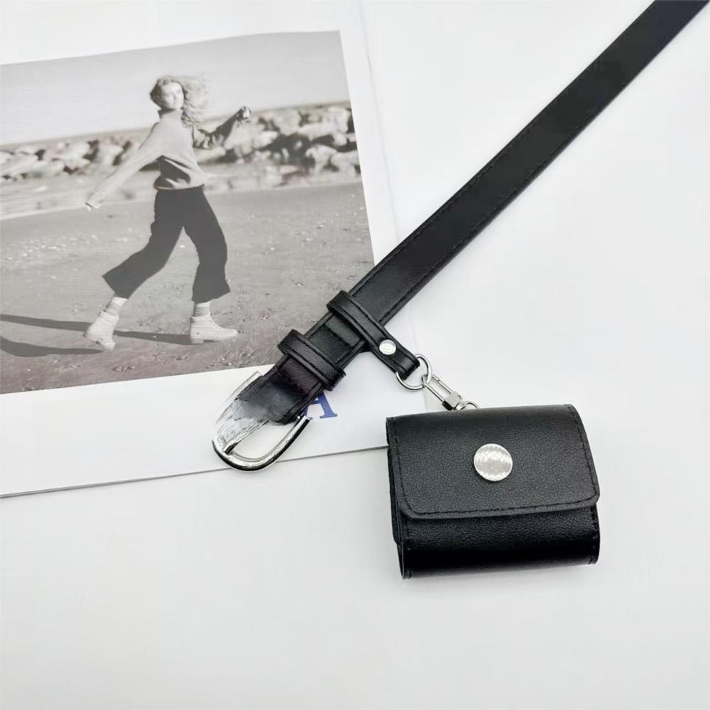 2 In 1 Waist Bag PU Leather Women Belt Bag Detachable Belt With Bag  Ladies