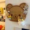2 Pcs Cartoon Felt Board Home Decor Wall Decor Panel Felt Posters On The Wall Bear Wall Sticker Rilakkumas Children's Room Decorating