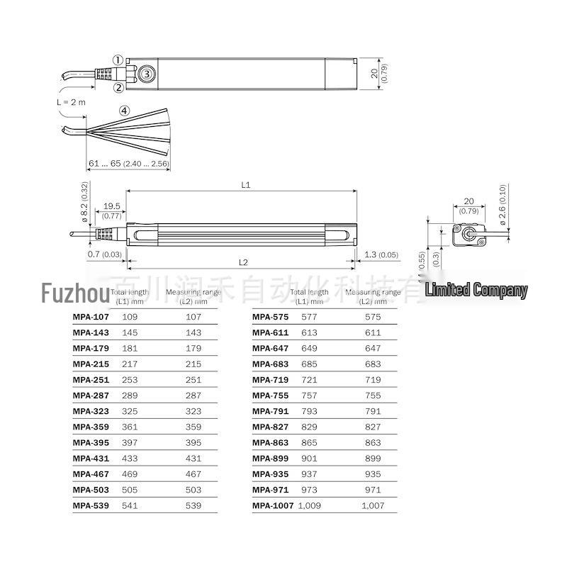 Brand New Original Sick MPA-431THTU0 Non-Contact Magnetic Cylinder Sensor (1059461) MPA-431THTU0
